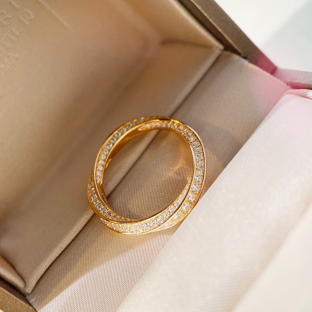 Tiffany Spiral Cubic Zirconia Ring