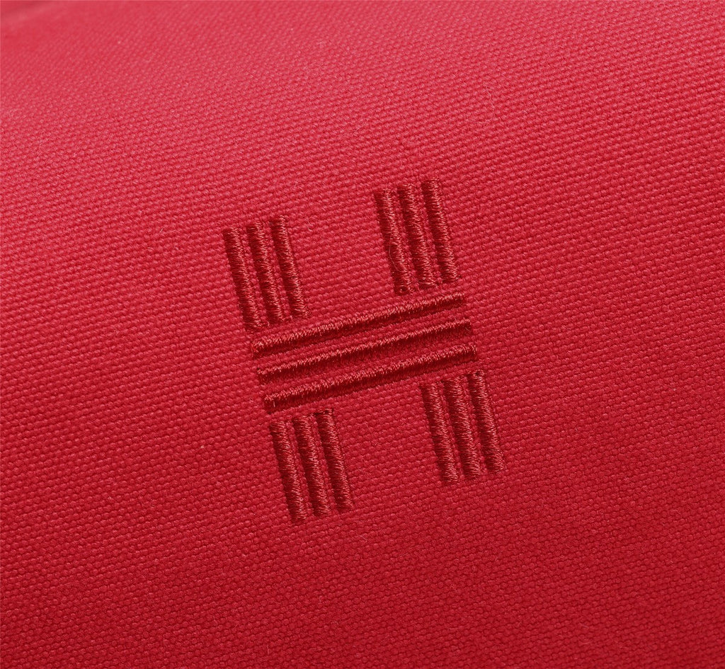 Hermes Bride-A-Brac 25 Red Canvas