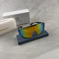 Modern Shield Visor Sunglasses - Unisex Oversized Flat Top Frames
