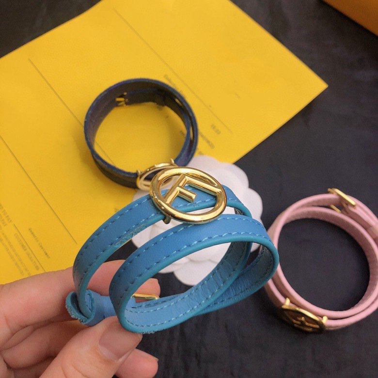 Fendi F Gold Bracelet
