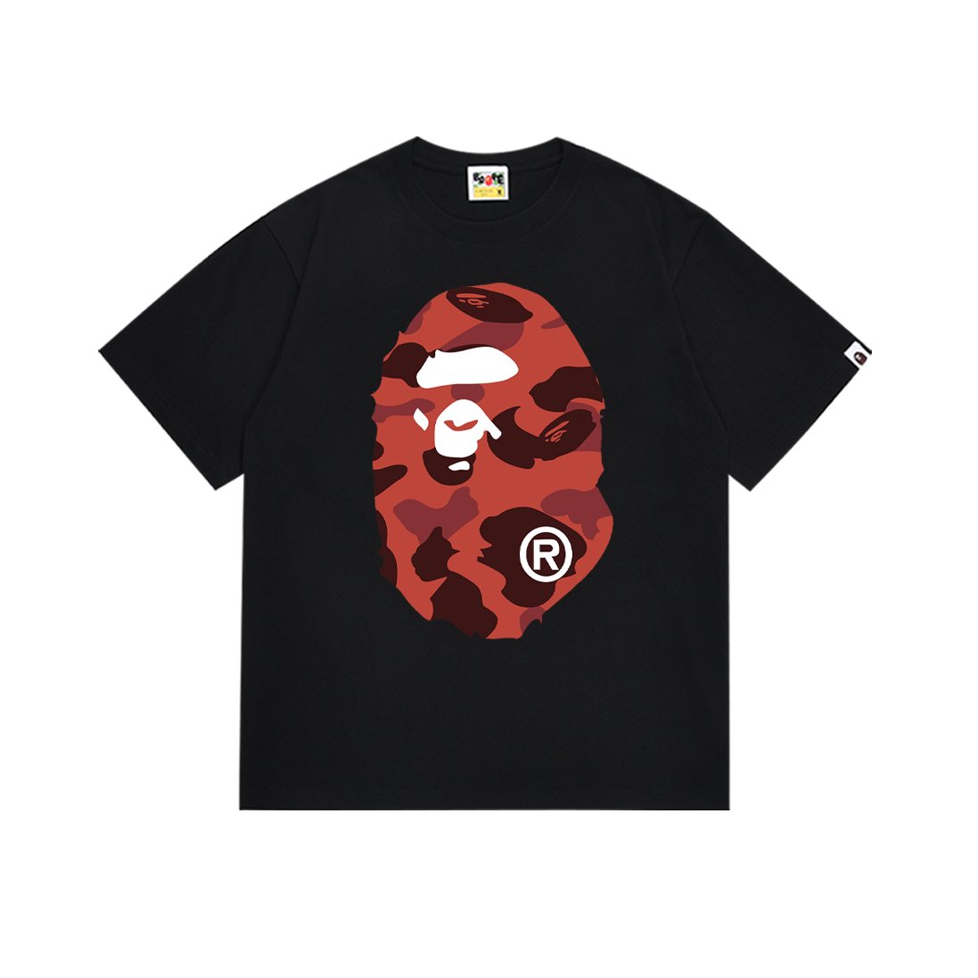BAPE Ape Face Camo Graphic T-Shirt — front