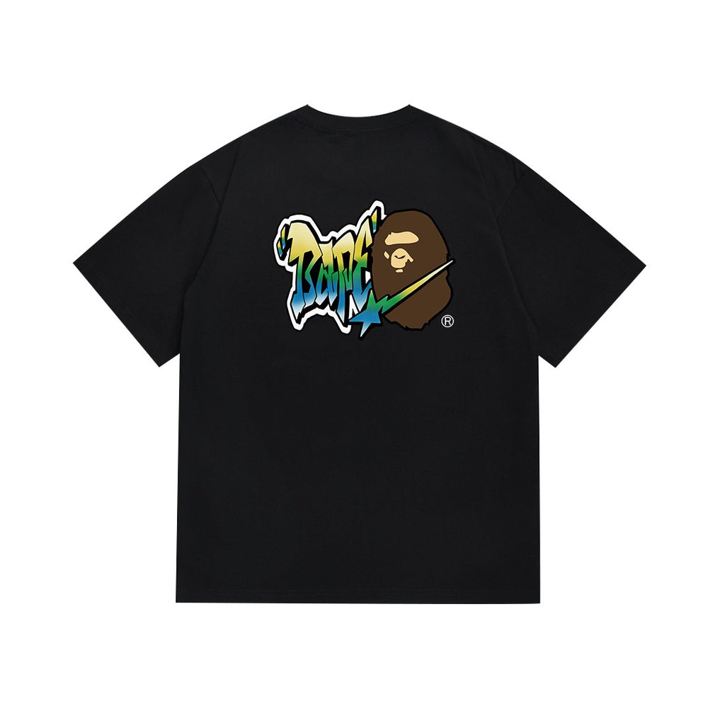 BAPE Graffiti Ape-Head Graphic T-Shirt — back