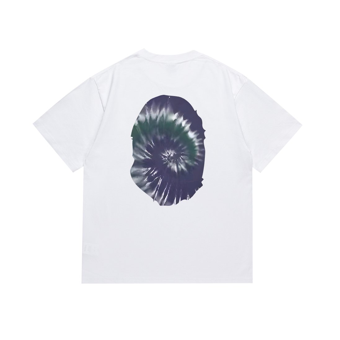 BAPE Tie-Dye Front and Back Graphic Short-Sleeve T-Shirt — back