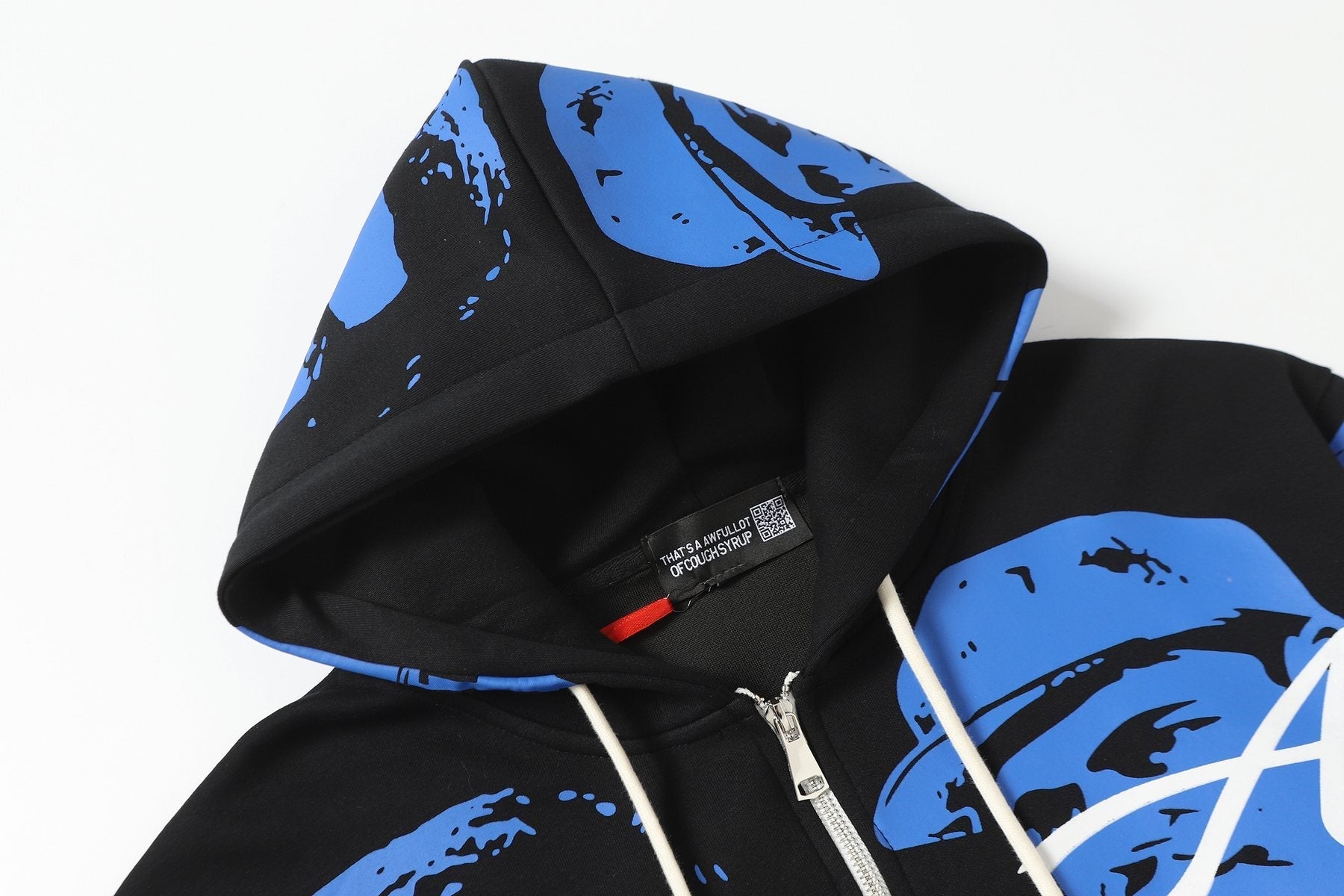 THAT'S A AWFUL LOT OF COUGH SYRUP Rising Star Graphic Zip Hoodie & Sweatpants Matching Set — detail