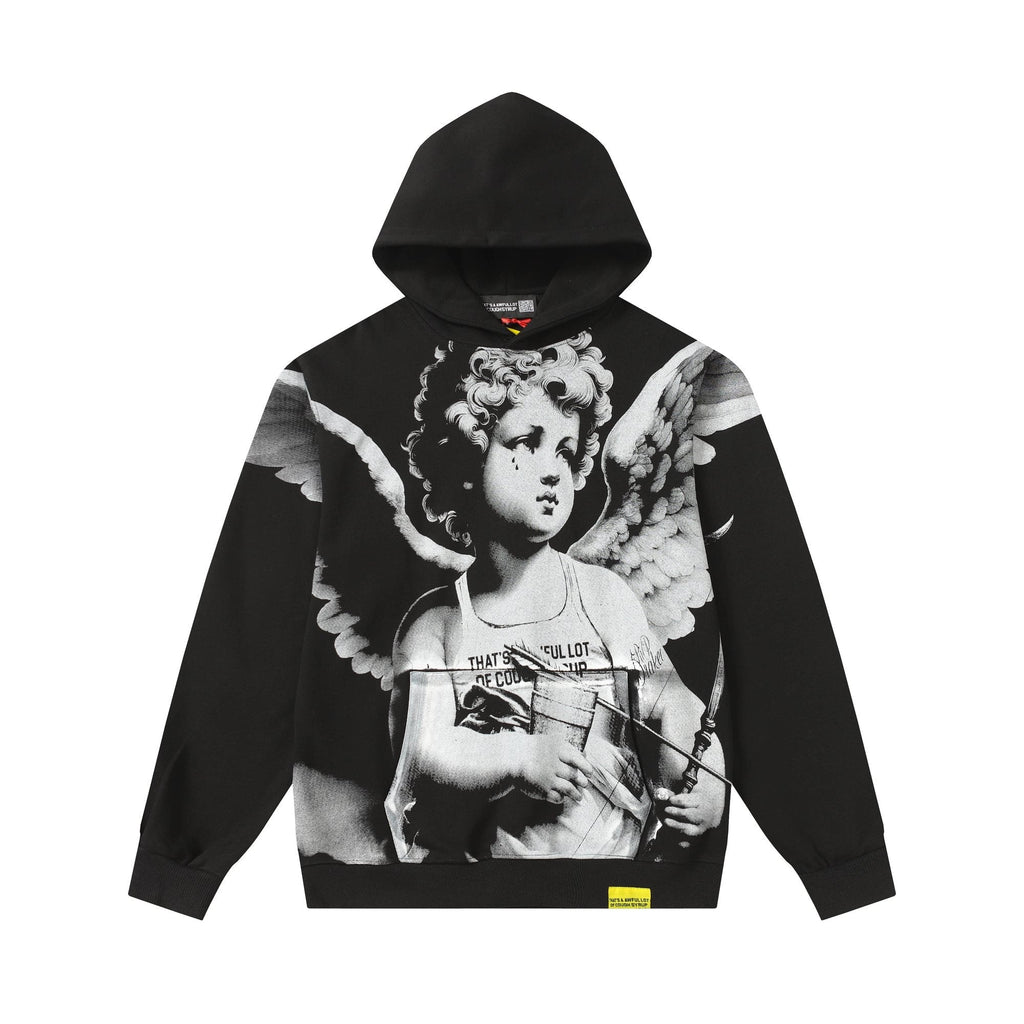 THAT'S A AWFUL LOT OF COUGH SYRUP Angel Tears Graphic Hoodie — hero