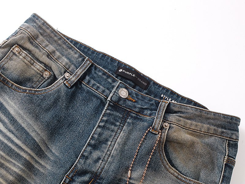 Purple Brand Distressed Flare Jeans — detail