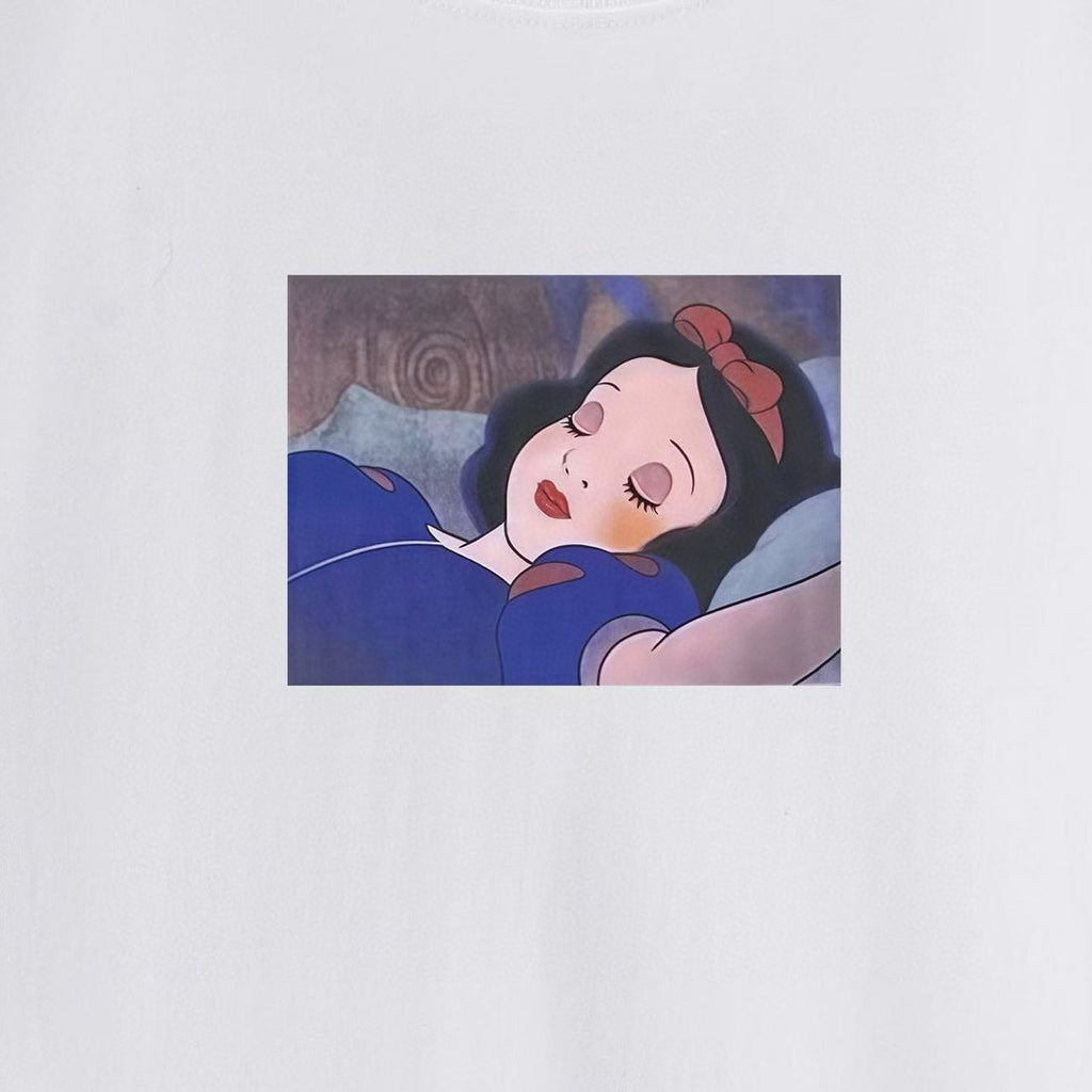 Supreme Snow White Graphic Short-Sleeve T-Shirt — fabric_closeup