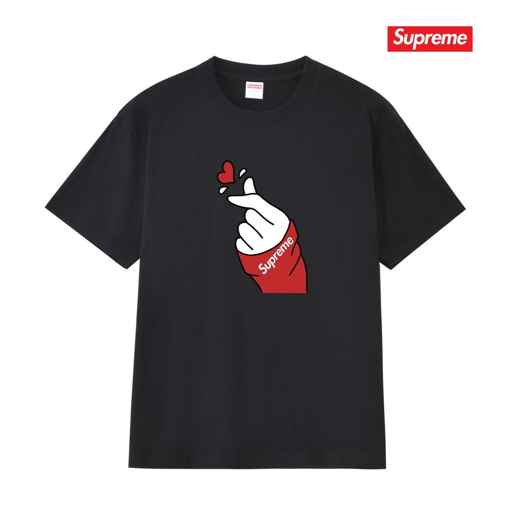 Supreme Finger Heart Graphic T-Shirt — hero