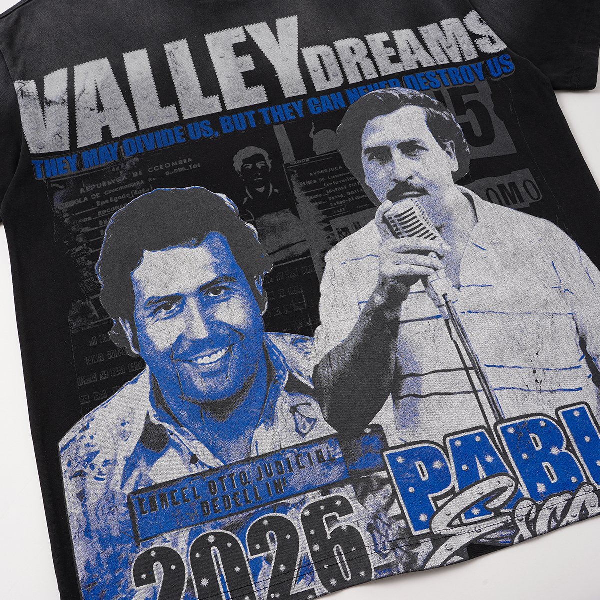 VALLEY Portrait Graphic Short-Sleeve T-Shirt — detail