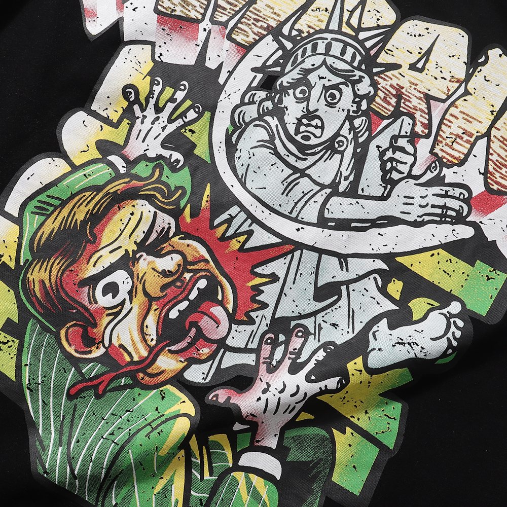RARE PEACE America Graphic Short-Sleeve T-Shirt — detail