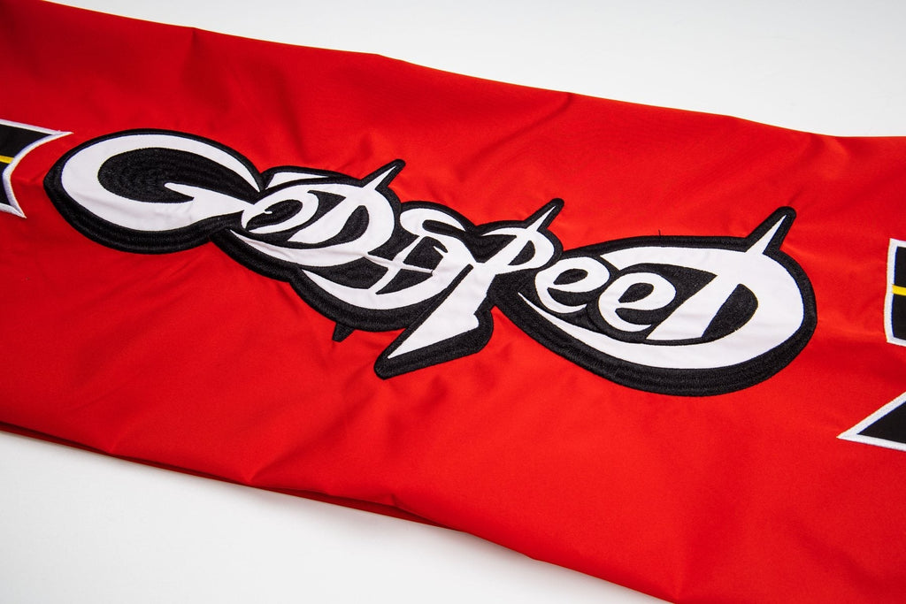 Godspeed Side Graphic Track Pants — detail