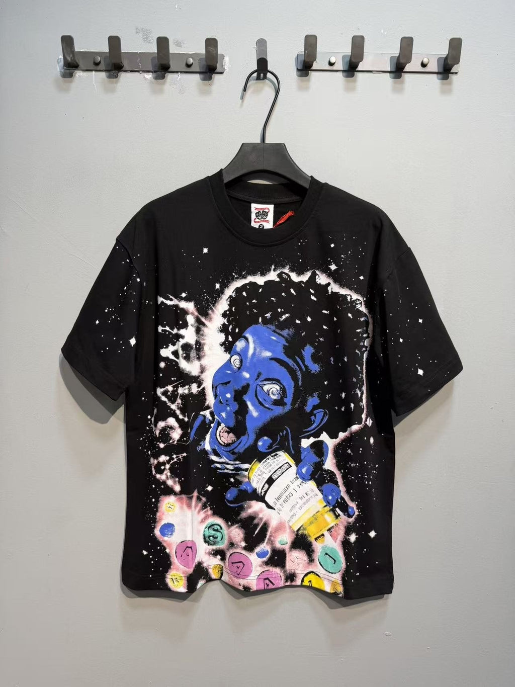 ASAALL Space Astronaut Graphic Short-Sleeve T-Shirt — front