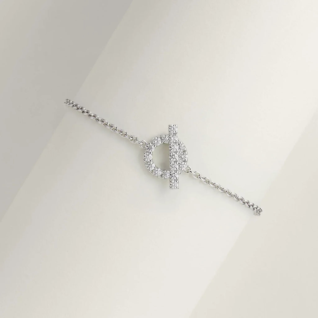 Hermes Finesse Silver Bracelet