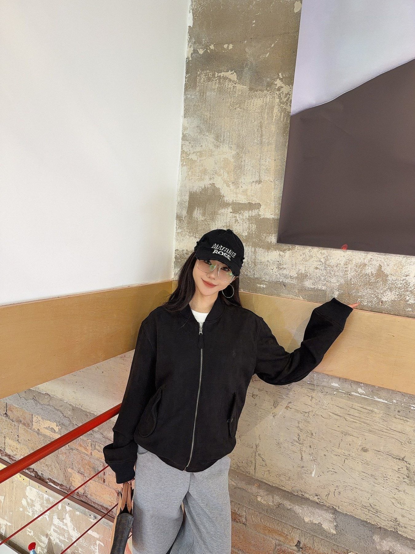 Test2-Ralph Lauren Embroidered Horse Zip-Front Jacket — model